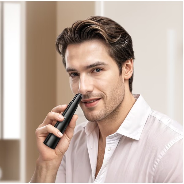 Фото - Тример для носа і вух HOCO 3-в-1 HP37 Black (6942007653947)